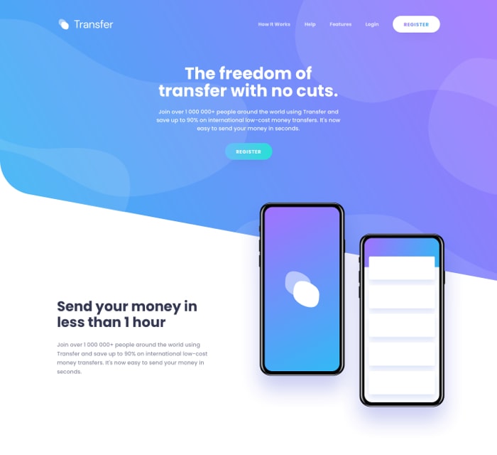 Landing page